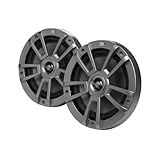 JBL Stage Marine Lautsprecher Wasserdicht 8" (200mm) - 375 Watt Zwei-Wege Hoch-Seetaugliche Bootslautsprecher - UV und Salzwasser resistente Outdoor Einbaulautsprecher - Farbe: Grau