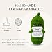 The trend collection Emotional Support Pickle Crochet – Positive Pickle Plush with Stand | Funny Pickle Gift, Cute Handmade Desk Decor | Gift for Mom, Friends & Coworkers | Funny