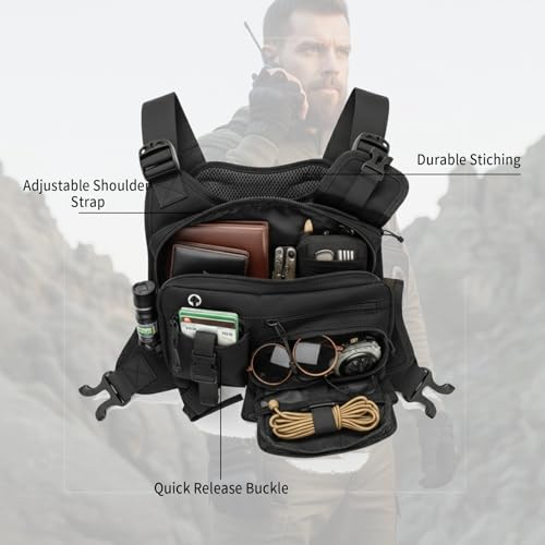 Tactical Chest Bag for Men Women