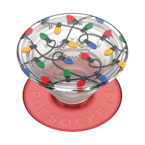 PopSockets Translucent Phone Grip with Expanding Kickstand PopSockets for Phone Adhesive Grip Translucent PopGrip - Translucent Get Lit