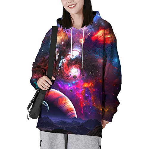 LAIDIPAS Men Women 3D Hooded Hoodies Fashion Long Sleeve Pullover Hooded Sweatshirt Top with Pocket - Image 5