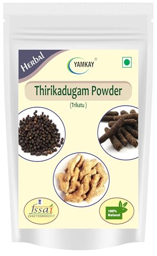 Image of Yamkay Thirikadugam Trikatu Churna Thirukaduga Trikatu Churna Katutraya Churna Powder (500 GM)