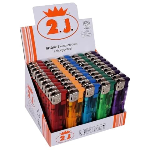 Briquet 2J Slim Gaz Rechargeable Cover