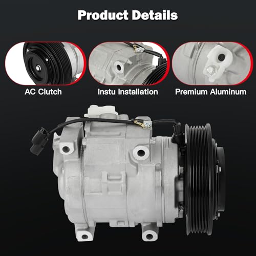 Image of cciyu Air Conditioning Compressor Fit for Acura RDX TL TSX 3.5L 3.7L