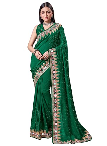 Image of Jaanvi fashion Women's Pasapalli Design Sambalpuri Silk Saree with Swarovski Work & Blouse Piece