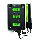 Monitor für pH, TDS (Total Dissolved Solids) und Temperatur zur dauerhaften (24/7) Anzeige der Werte.