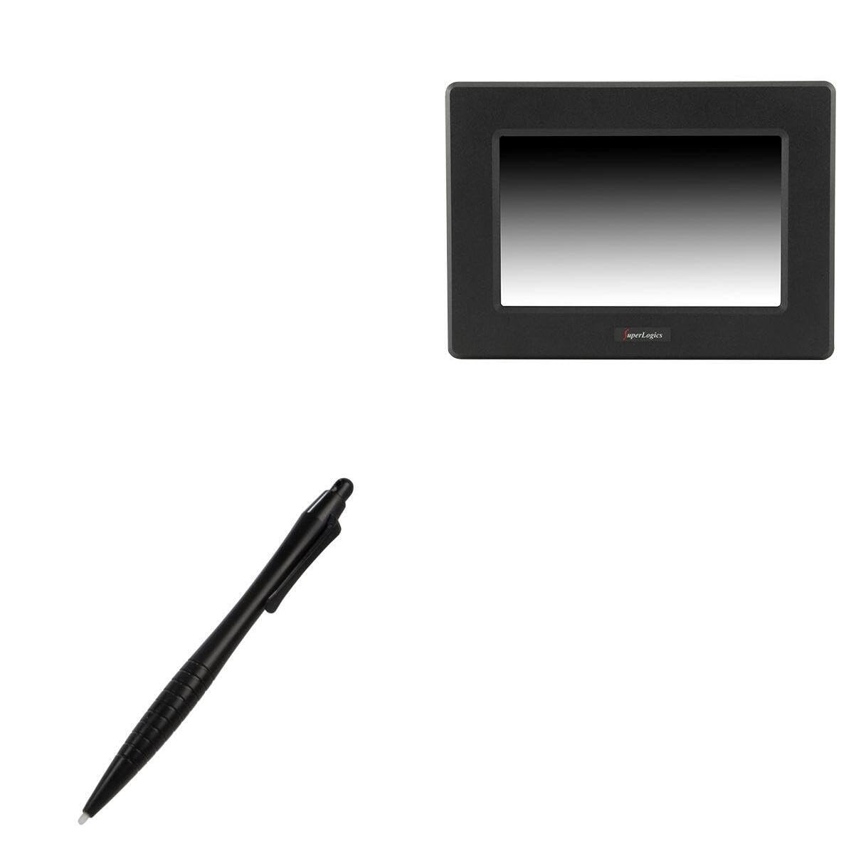 BoxWave Stylus Pen Compatible with SuperLogics SL-PPC-10AW-N2930-1LAN-AC - DirectTip Resistive Stylus, DirectTip Resistive Stylus - Jet Black