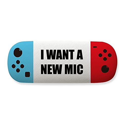 Étui de rangement pour lunettes rock I Want A New Mic idéal pour le studio de musique