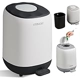 Twinky Mangiapannolini, cestino para pañales con antiolor para bebés, sin cajones, compacto con tapa, para bolsas de basura normales