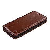 MyBat Wallet Case for LG LS751 (Volt 2) - Retail Packaging - Brown