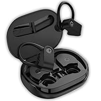 Fone de Ouvido Bluetooth Esportivo Compativel com Dispositivos Android e IOS com Alça de Orelha – Bateria Potente, Leve e Confortável, Resistente ao Suor, Ideal para Corridas, Treinos e Uso Diário