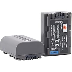 Bateria Videocamara Sony DSTE(2 unidades) de batería de repuesto NP-FP50 NP-FP30 compatible con Sony DCR-30 DCR-DVD103 DCR-DVD105E DCR-DVD202E DCR-DVD203 DCR-DVD203E DCR-DVD205 DCR-DVD205E DCR-DVD304E DCR-DVD305 DCR-DVD305