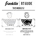 Franklin Sports CTZ5000 Baseball Fielding Glove - Adult and Youth Baseball Glove - Men's + Women's Cowhide Leather Mitt - 12.5