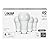 Feit Electric A19 LED Light Bulbs, 60W Equivalent, GU24 Twist-Lock Base, Dimmable, 4000K Cool White, 800 Lumens, 90+ CRI, Enclosed Fixture Rated, 25,000-Hour Lifetime, OM60DM/940CA/GU24/4, 4-Pack