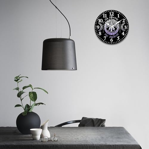 Reloj de pared redondo Analógico de 34 cm miniatura 4