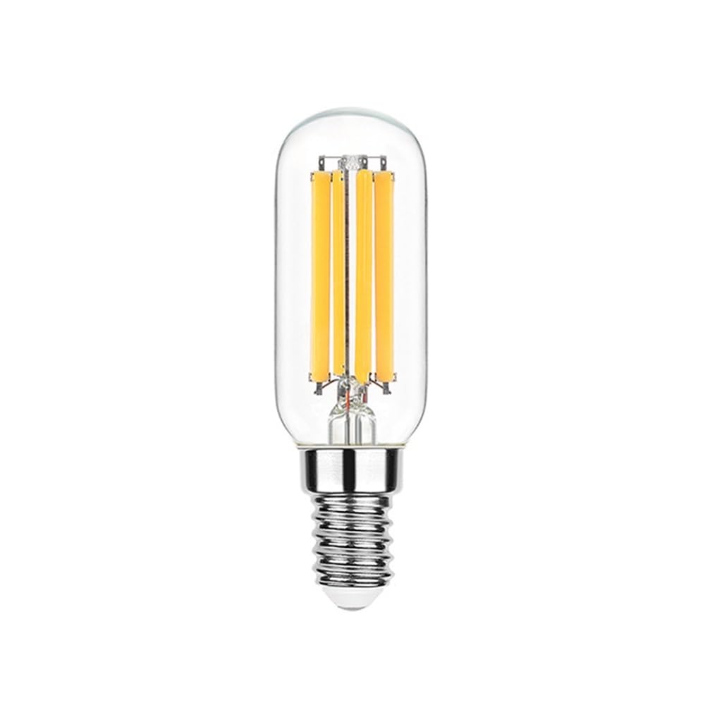 YSJX Lighting, Confezione da 50 Lampadine a Filamento LED AC220V T25 E14 6,5W Edison Illuminazione Notturna Dimmerabile Senza Strobo Lampadine per la casa