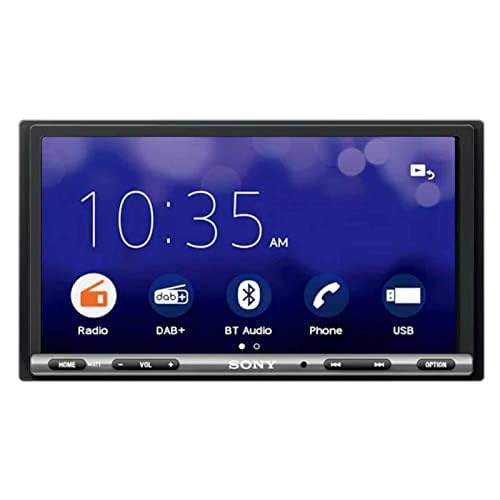 Sony XAV-3550D Auto-Player (WebLink für YouTube und Waze, Bluetooth, 7 Zoll Touchscreen, blendfrei, DAB+, Leistung 55 W x 4)
