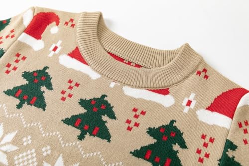 Boys Clothes Adorable Cartoon Holiday Xmas Woolen Warm Pullover Sweater2