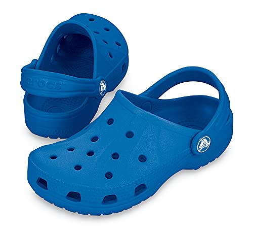 Image of Crocs Kids Unisex Ralen Sea Blue Rubber Clogs and Mules - C4C5 (15908-430-105), 4.5 Kids UK