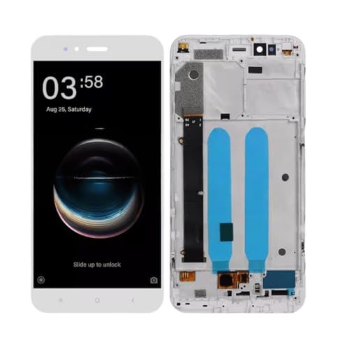 Écran LCD Xiaomi Mi 5X blanc bloc de remplacement assemblé sur châssis 5,5 pouces YOOOKOOO
