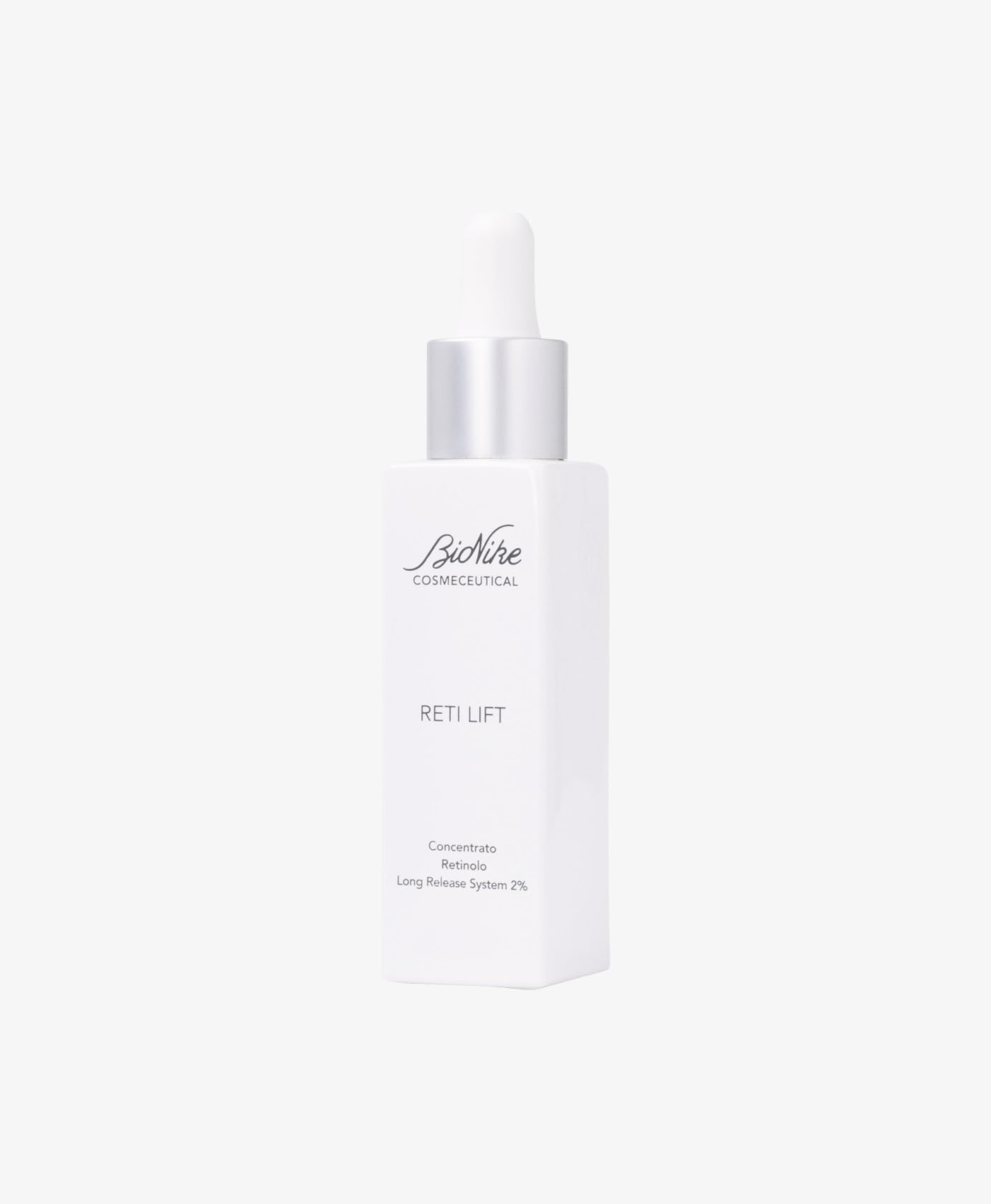 BioNike Cosmeceutical - RETI LIFT, Concentrato Retinolo Long Release System 2%, Migliora la Levigatezza e la Grana della pelle, Effetto Ridensificante e Rimodellante, 30ml
