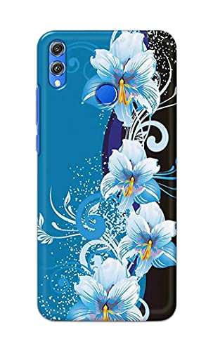 Image of PRINTFIDAA Beautiful Floral Design Printed Designer Hard Case for Honor 8X, JSN-L11, JSN-L21, JSN-L22, JSN-L23 Back Cover -(e) RPM1006