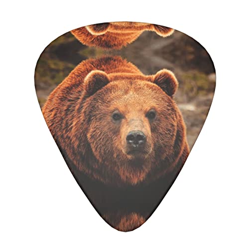 Ensemble de 12 médiators de guitare Grizzly Bear pour guitare acoustique, guitare électrique, contrebasse, ukulélé - Les Beatles, Paul McCartney, John Lennon, RIngo Starr, George Harrison Ensemble de 12 médiators de guitare Grizzly Bear pour guitare acoustique, guitare électrique, contrebasse, ukulélé