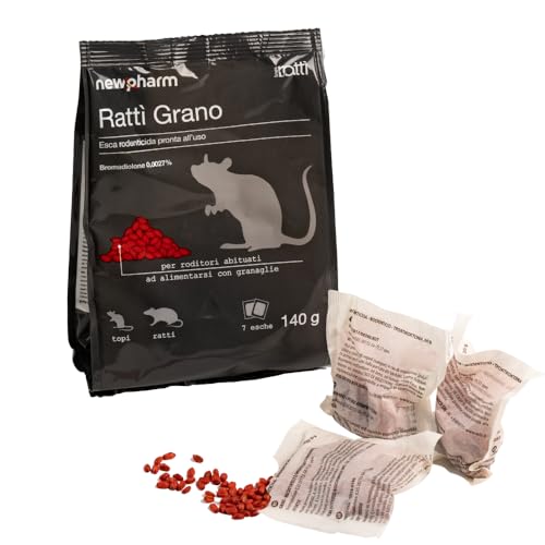 Newpharm Ratti Grano - Veleno per Roditori 140g