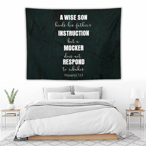 Tapiz de pared con citas inspiradoras de 152 x 203 cm, el regalo ideal para el hogar 4