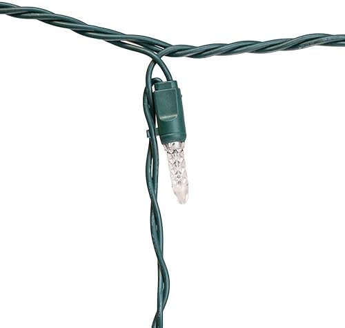 Miniatura 5 de Novelty Lights Luces LED de carámbano de color blanco cálido, 15 pies 150 bombillas LED M5 en 30 gotas con espacio de 6 pulgadas, caídas de 12-32