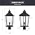 zeyu Black Outdoor Post Lights, 22 Inch Pole Lights Outdoor, Lamp Posts Outdoor Lighting for Patio Pathway, Die-Cast Aluminum with Seeded Glass Shade, ZW105P-M BK