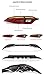 T T-ABC Ultra Mods Tail Lights for Toyota Corolla 2020-2024 Modified Taillights Assembly(SMOKE)