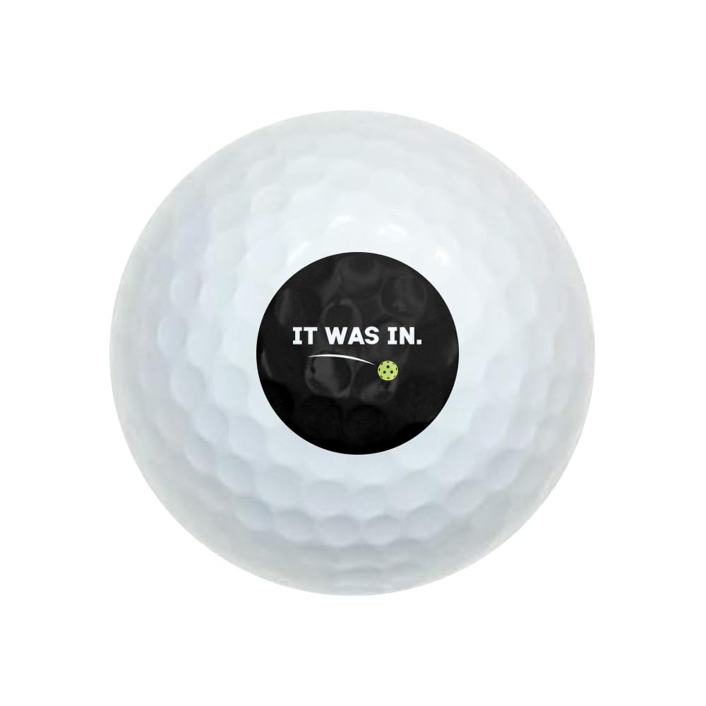 GRAPHICS & MORE Pickleball It was in Novelty Golf Balls 3 Pack