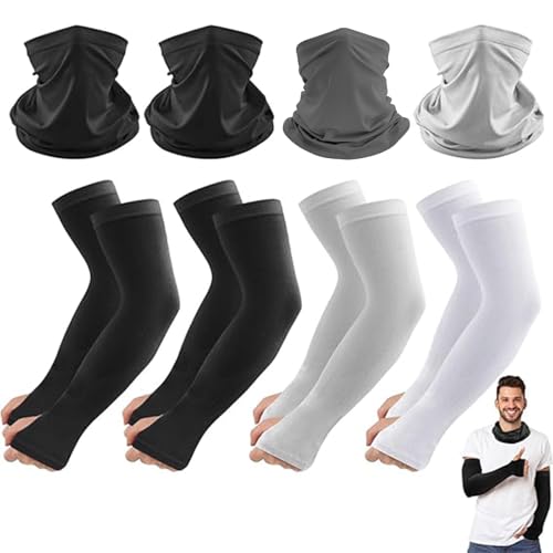 La mejor selección de Cubre brazos para el sol walmart los más solicitados. 48 WinCheers Conjunto de 4 Pares de Mangas para Brazos y Bandanas Deportivas para Hombre y Mujer - Protección UV, Ideal para Actividades al Aire Libre como Ciclismo, Senderismo y...