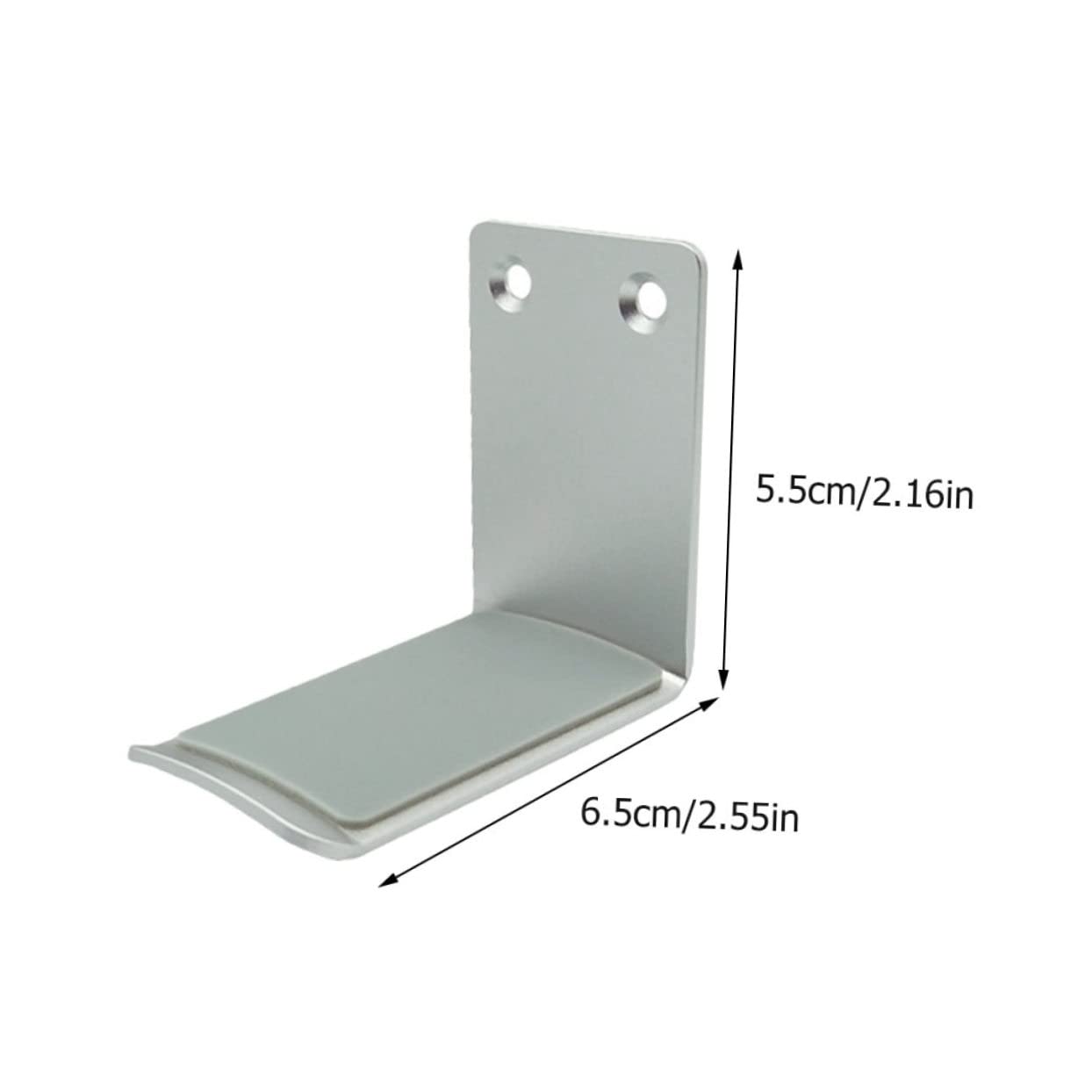 DOITOOL 6piezas Soporte para Auriculares De Aluminio Adhesivo Gancho para Escritorio Sin Perforar Organizador De Auriculares Multifuncional Base Antideslizante