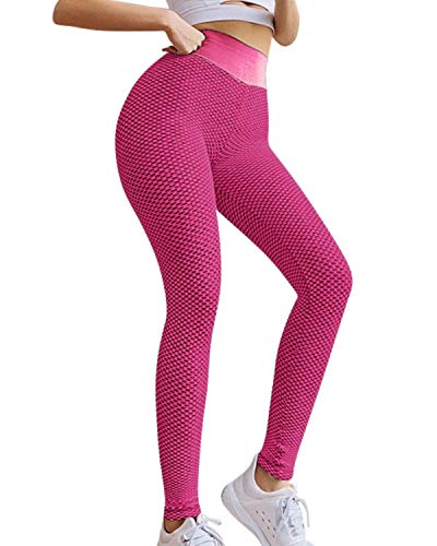 image for MOSHENGQI Women's Ruched Butt Lifting High Waist Yoga Pants Tummy Cont