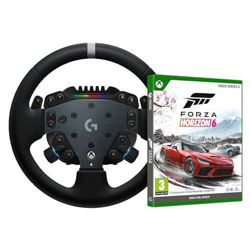 RS Round Wheel (11 pollici): volante per simulatore di corse con profilo di presa istintivo e più pieno, con pelle siliconica ad alte prestazioni; ideale per il rally o il drifting con una rotazione rapida del volante più facile