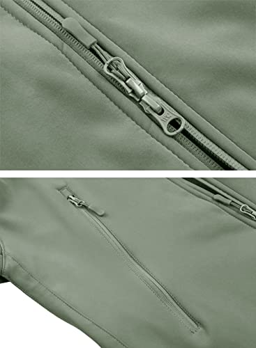 Image of MAGCOMSEN Men's Tactical Softshell Jacket, Combat Fleece Jacket, Military BDU Jacket, Airsoft Paintball Jacket, Hiking Jacket, Outdoor Winter Jacket for Camping, Hunting, Trekking