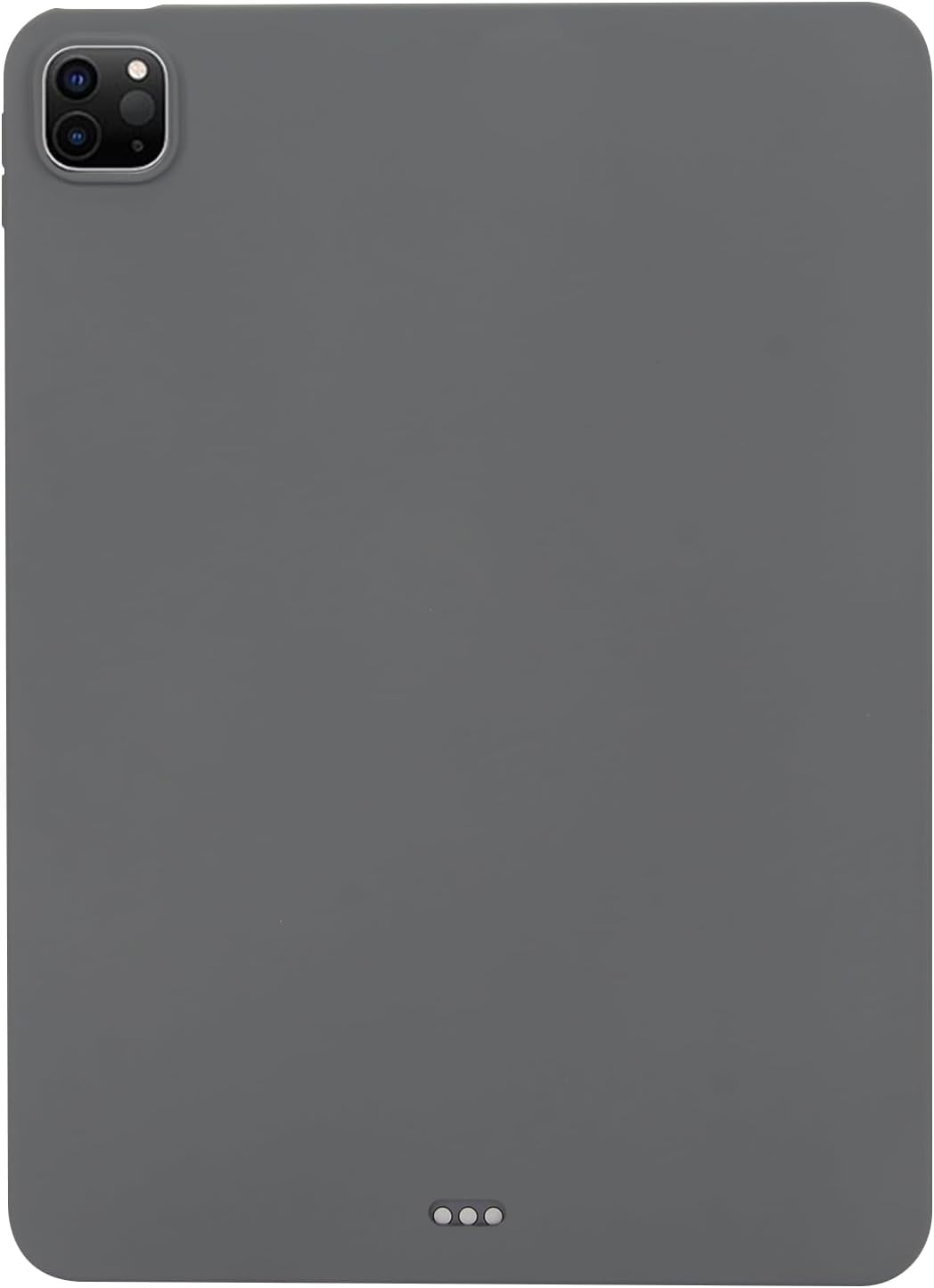 for iPad Pro 12.9 inch Tablet Case 2022/2021/2020/2018 Model (6th/5th/4th/3rd Generation), Slim Lightweight Soft TPU Back Shockproof Cover Flexible Silicone Bumper Drop Proof Shell, Grey Pro 12.9 (3rd/4th/5th/6th Gen) (2018-2022) 05# Grey