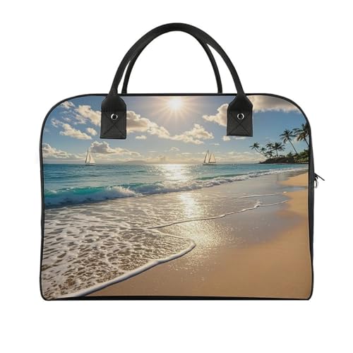 Maletín para portátil Hawaiian Summer con correa ajustable miniatura 1