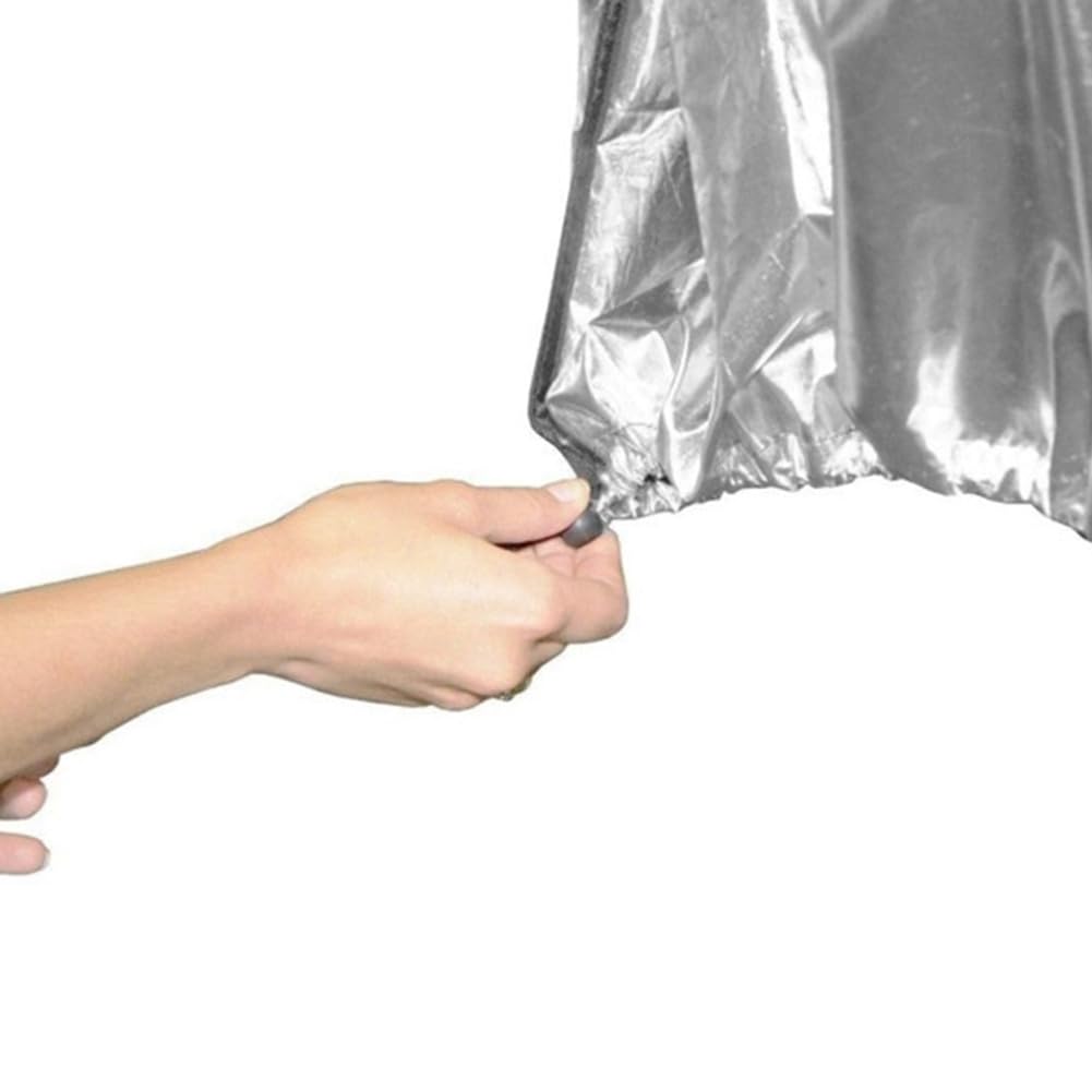 Ginobili Custodia di protezione per telescopio con cinghia di fissaggio, proteggi il tuo telescopio contro la polvere e l'umidità, 47 x 63 pollici/160 x 120 cm, argento