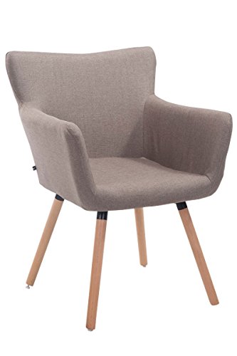 Sedia Visitatore Design Antwerpen in Tessuto - Poltroncina Rétro...