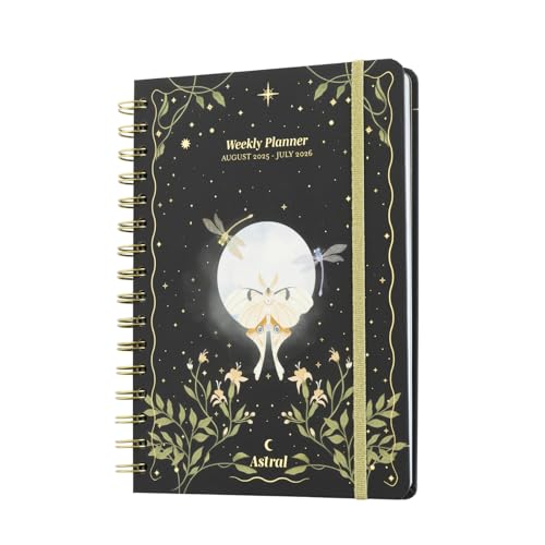 Grupo Erik Agenda escolar 2025 2026 Semana Vista A5 Astral : Agenda Curso 2025 2026 | Con Pegatinas, Ilustraciones y Anillas : Para Niños y Estudiantes de Instituto