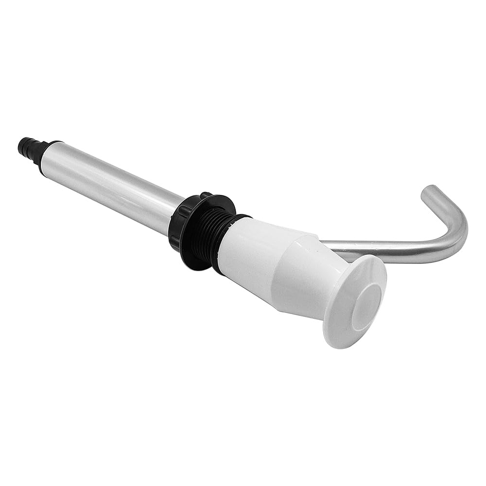 Pompe à Eau Manuelle pour évier, Pompe à Eau Manuelle, Outil de pompage de Remplacement pour Camping-Car, remorque, Camping-Car, Bureau, Voyage, Bateau (Noir + doré)