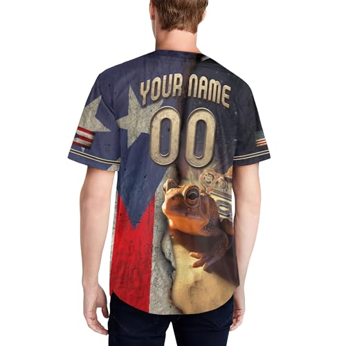 Jersey personalizado de Puerto Rico para hombre, camiseta de béisbol con bandera americana personalizada miniatura 6