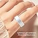 Cuifati Smart Ring Fitness Tracker - Health Heart Rate, Oximetry, Sleep, Exercise Monitoring - Sleep Tracker/Stress/Heart Rate Monitor Multifunction Health Ring (10#)