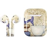Skinit Decal Audio Skin Compatible with Apple AirPods - Officially Licensed Whats in Here Coffee Dragon by Amy Brown Design