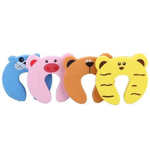 4 ANIMALI BLOCCA PORTA SALVADITA SICUREZZA BAMBINI...