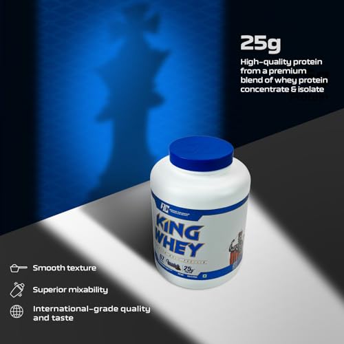 Image of Ronnie Coleman Signature Series King Whey Protein, Chocolate Brownie (67 Servings, 2.27kg / 5lbs) | Premium Whey Protein Powder