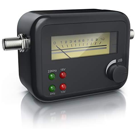 CSL - Sat-finder satellite finder with level display - pointer display measuring device with signal sound - HD-capable - for optimal positioning of satellite antennas digital satellite systems Cover